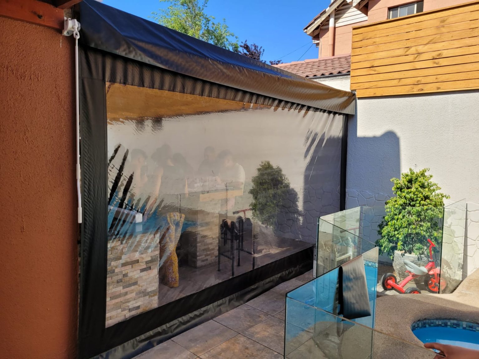 Toldo mica PVC